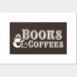 Books and coffees Posters and Art